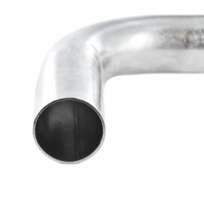 F10 Passbogen 90° aus Edelstahl - Pressfitting mit M-Kontur - 108 mm - 1