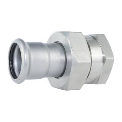 F42 Durchgangsverschraubung - Pressfitting mit M-Kontur - 28 x 1 1/4 