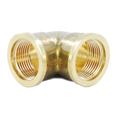 #612 Winkel 90° aus Messing - IG x IG - 1 1/4