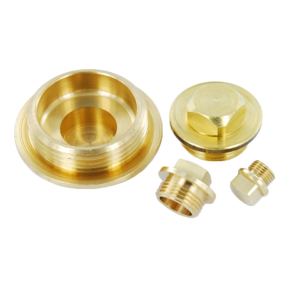 #751 Stopfen mit Vierkant aus Messing - 1 1/4