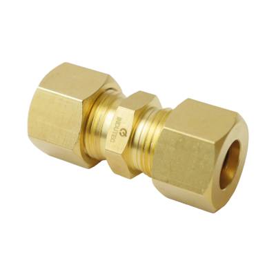 Schneidringverschraubung aus Messing Ms58 - Gerade - - 0