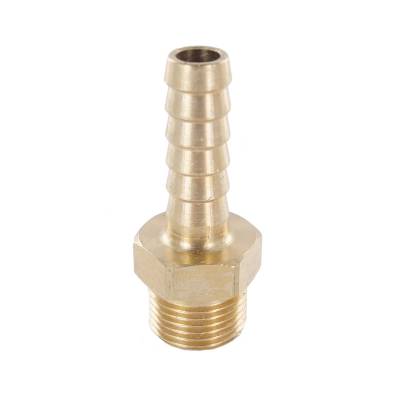 #1845 Schlauchtülle aus Rotguss - AG - 3/8