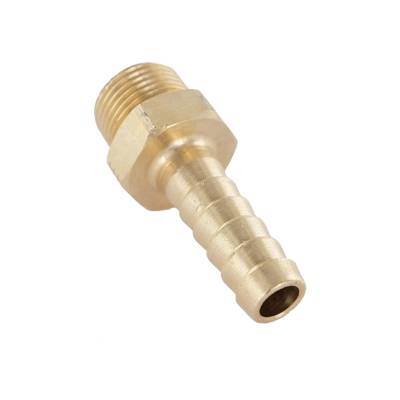 #1845 Schlauchtülle aus Rotguss - AG - 3/8