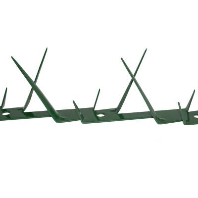 5x Wall Spikes - Mauerspitzen - Zaun Übersteigschutz - grün pulverbeschichtet - L: 125 cm - 1