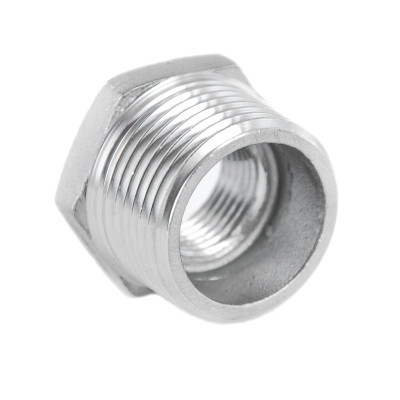 #325 V4A Reduzierstück mit Sechskant aus Edelstahl - AG x IG - 3/4