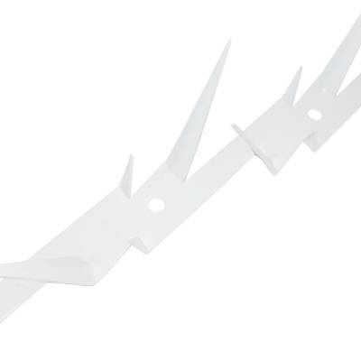 5x Wall Spikes - Mauerspitzen - Zaun Übersteigschutz - weiß pulverbeschichtet - L: 125 cm - 0