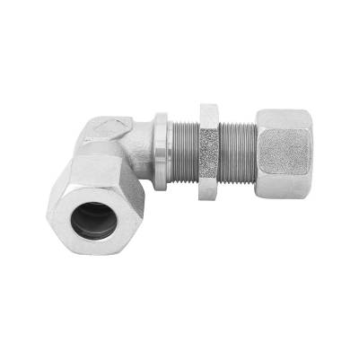 Winkel Schottverschraubung - DIN 2353 - Stahl verzinkt - WSV  42 L [42 mm] - 1