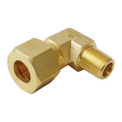 Winkel Einschraubverschraubung - DIN 2353 - Messing Ms58 - WE 4 LLR 1/8