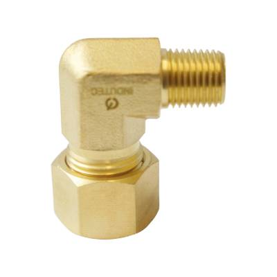 Winkel Einschraubverschraubung - DIN 2353 - Messing Ms58 - WE 4 LLR 1/8