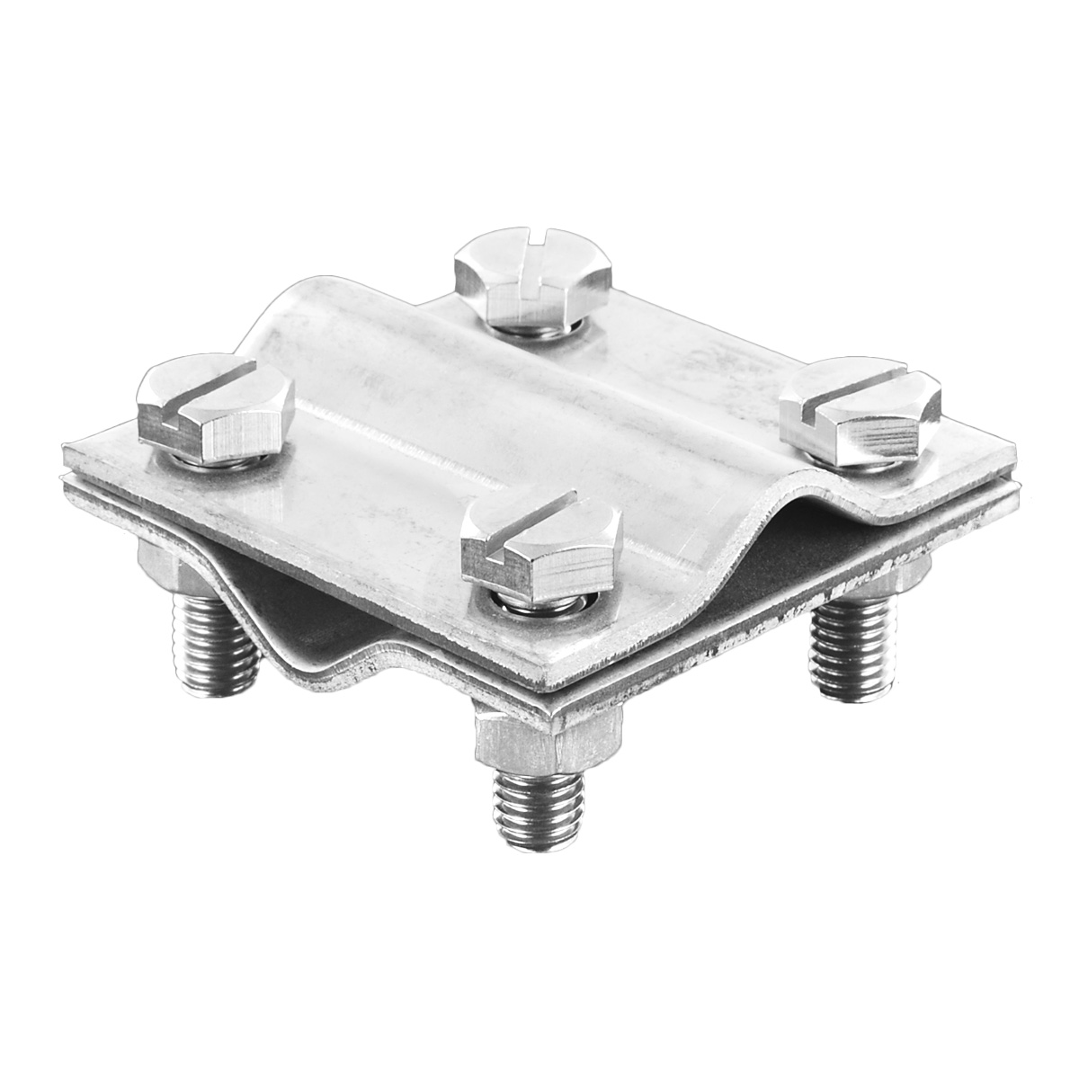 Kreuzverbinder Universal rund/rund 2-teilig verzinkt M8 Kreuzverbinder Universal rund/rund 2-teilig verzinkt M8