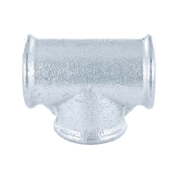 #130 T-Stück aus Temperguss verzinkt - IG - 1