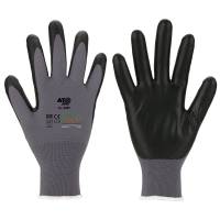 Asatex E091 Feinstrick Arbeitshandschuhe mit Mikroschaumbeschichtung - Gr. 11 / XXL - 36 Paar